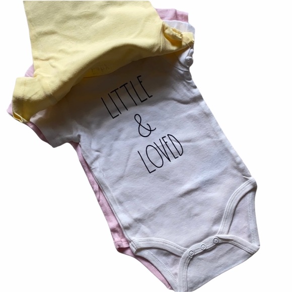 NEW Rae Dunn baby set good vibes only onesies - Picture 5 of 6